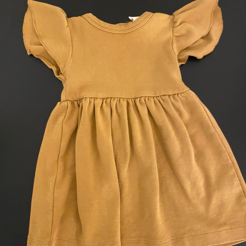Kate Quinn 6-12 month brown baby girl dress